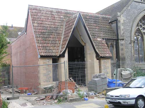17/7/08 The roof is now tiled and the scaffolding is down.