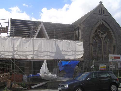 5/7/08 The roof is now nearly tiled.