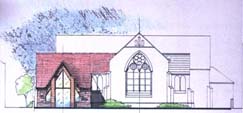 Drawing of planned extension.